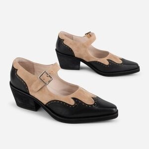 NWT INTENTIONALLY BLANK SUEDE FRANKLIN MARY JANE SIZE 7